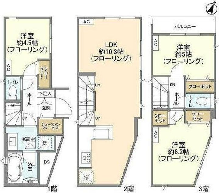 神奈川県茅ヶ崎市中海岸3(一戸建)の賃貸物件の間取り