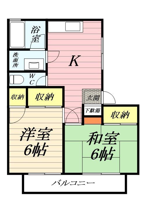 コーポKJMの間取り