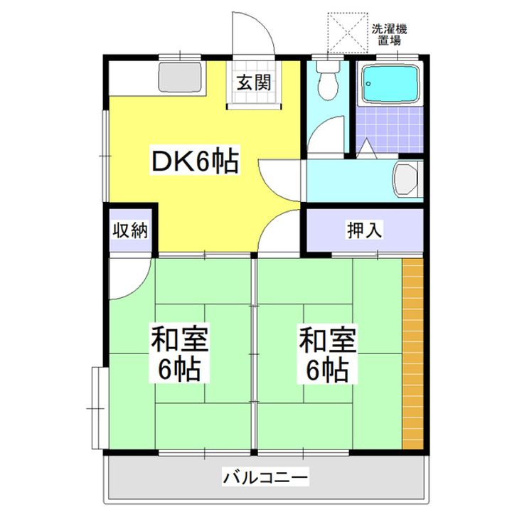リバーサイドコーポ相澤 A・Bの間取り