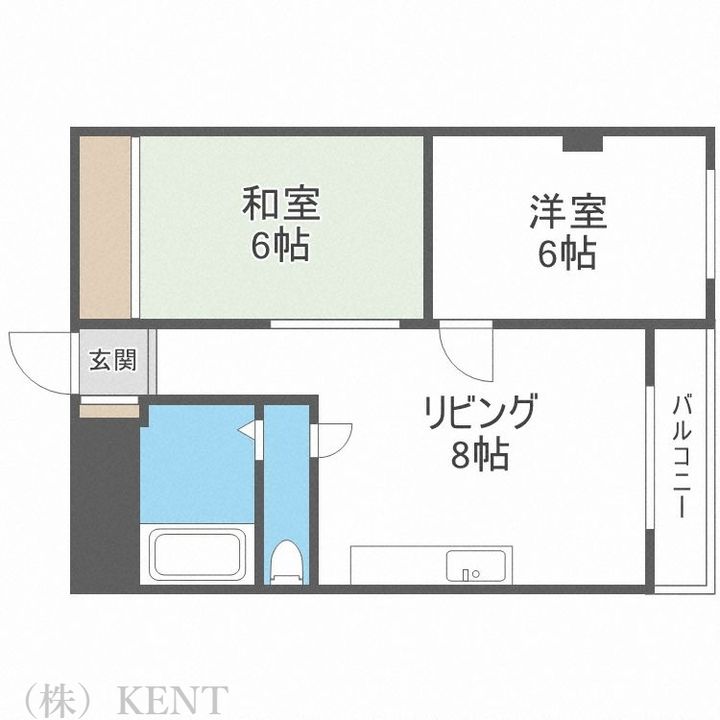 Le Jardin de 神宮外苑の間取り