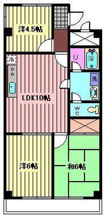 グリーンヒルズ浦和の間取り