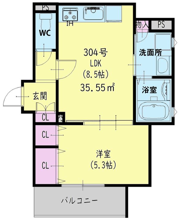 ラモーナ木田町の間取り