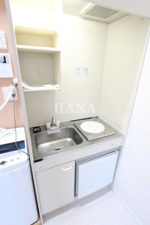 神奈川県川崎市川崎区渡田東町(アパート)の賃貸物件のキッチン