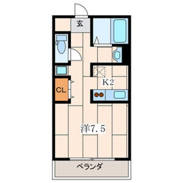 ビラ堀ノ内の間取り