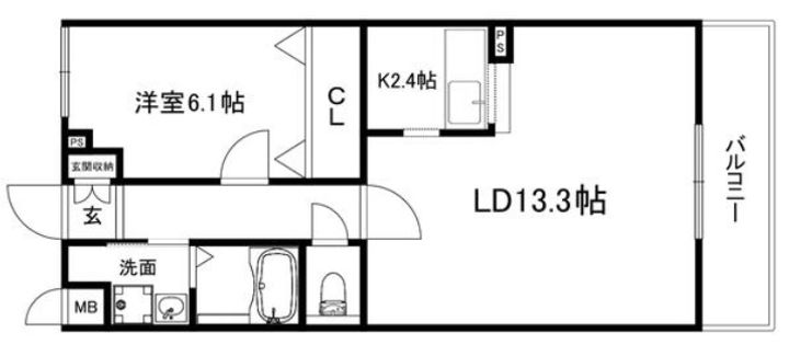 ブリックヤードの間取り