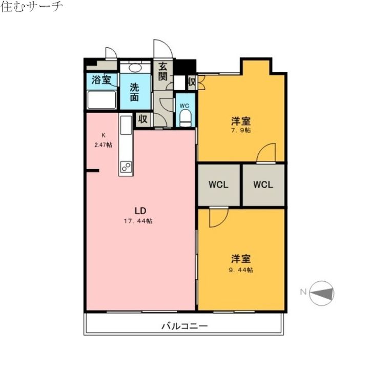 ASレジデンス四日市の間取り