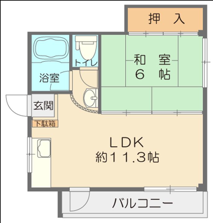 KMKハイツの間取り