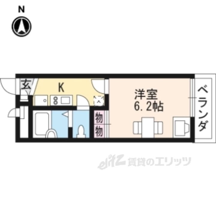 レオパレスナザレの間取り