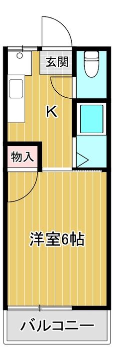 ヴィラージュ市野井の間取り
