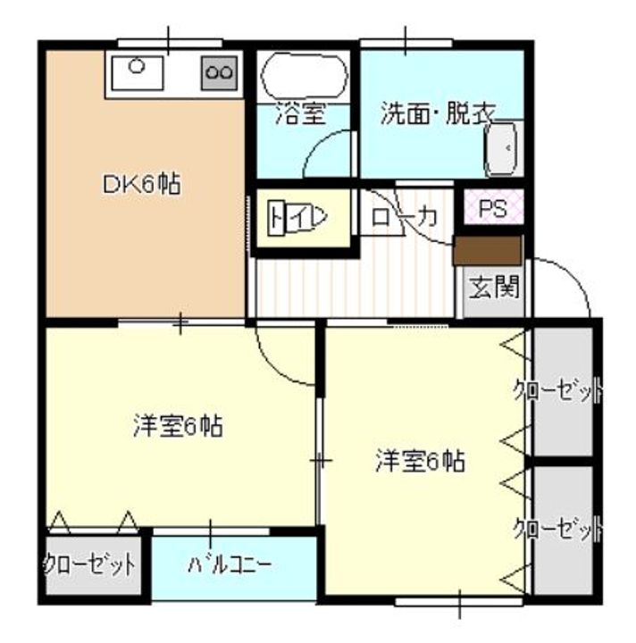 コーポキャンベルの間取り