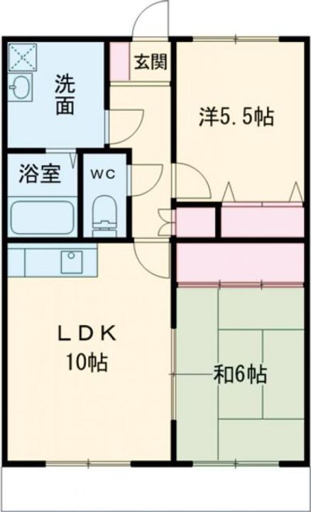 新潟県新潟市西区小新南1(マンション)の賃貸物件の間取り