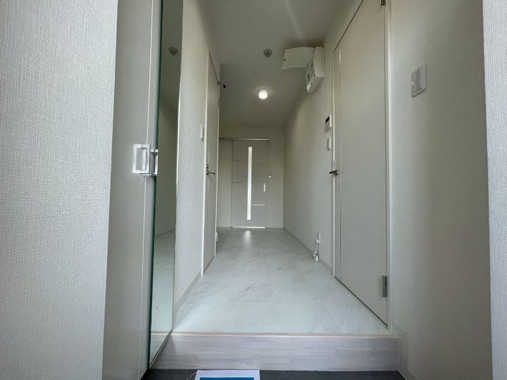 静岡県浜松市中央区八幡町(マンション)の賃貸物件の玄関