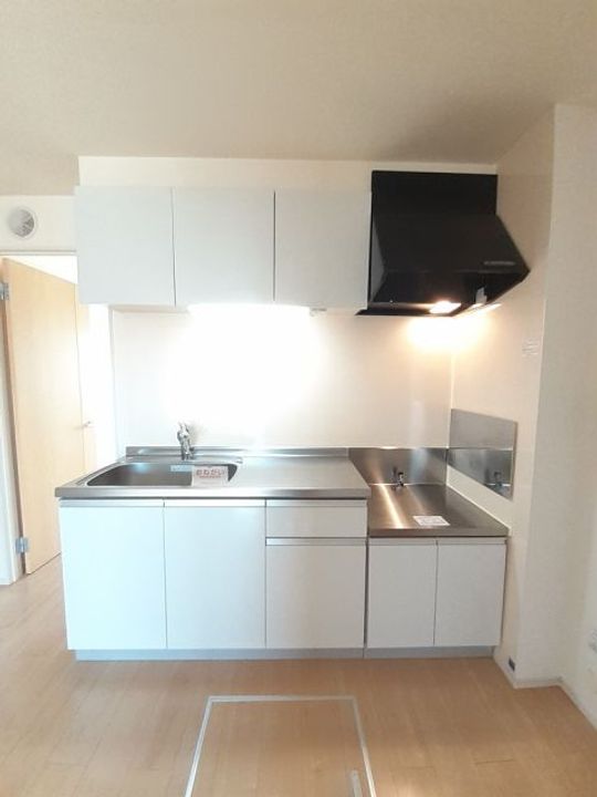 広島県福山市駅家町大字近田(アパート)の賃貸物件のキッチン