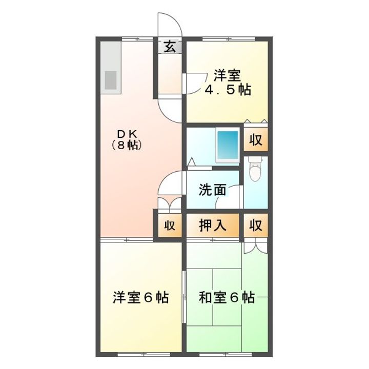 フレグランス草野の間取り