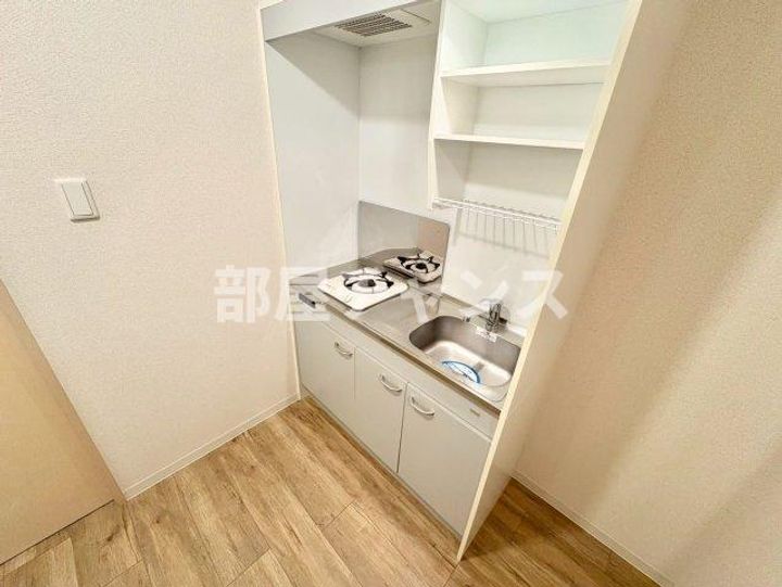 愛知県名古屋市中区金山4(マンション)の賃貸物件のキッチン
