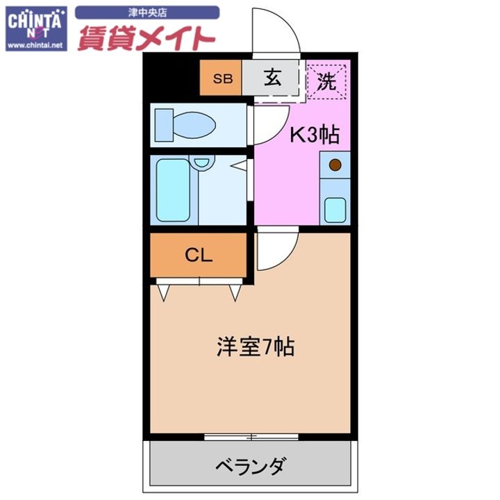CASA KAWAGEの間取り