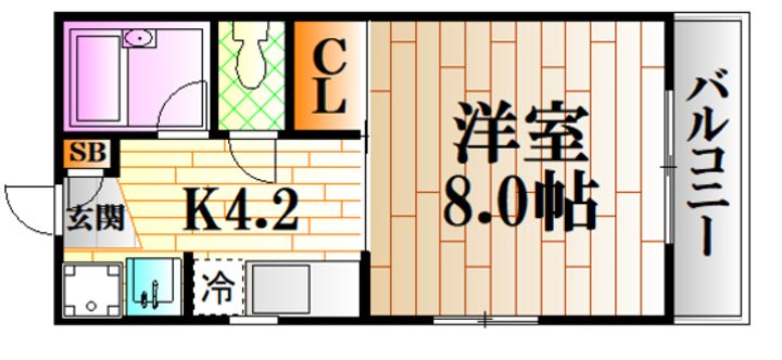 広島県広島市安佐北区可部南1(マンション)の賃貸物件の間取り