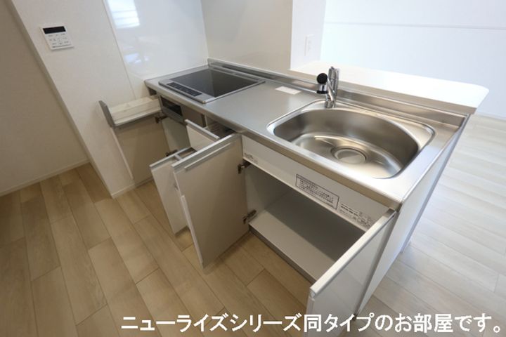 銚子市 新築2LDK 内見可能のキッチン