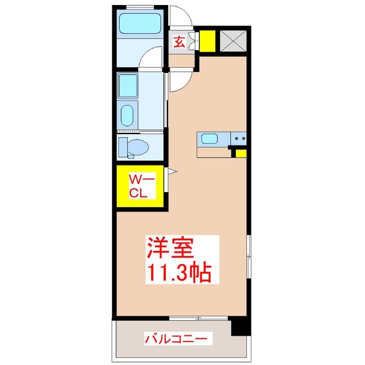 A-STEP甲突の間取り
