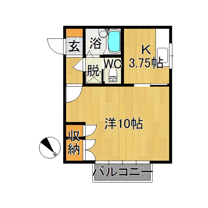 ドミール品川の間取り