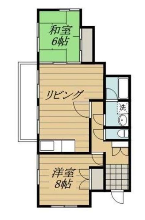 ブルーリーフ・Kの間取り