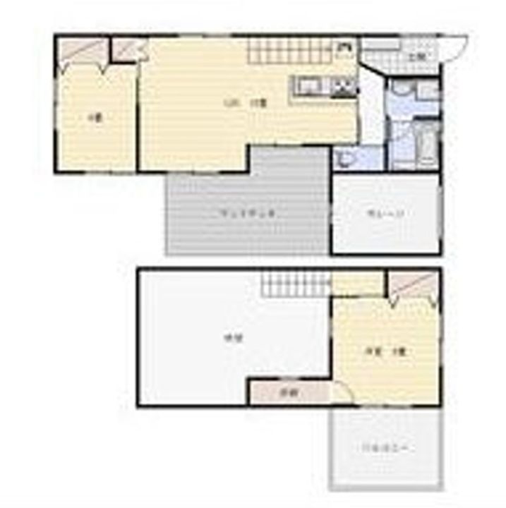 静岡県浜松市中央区十軒町(一戸建)の賃貸物件の間取り