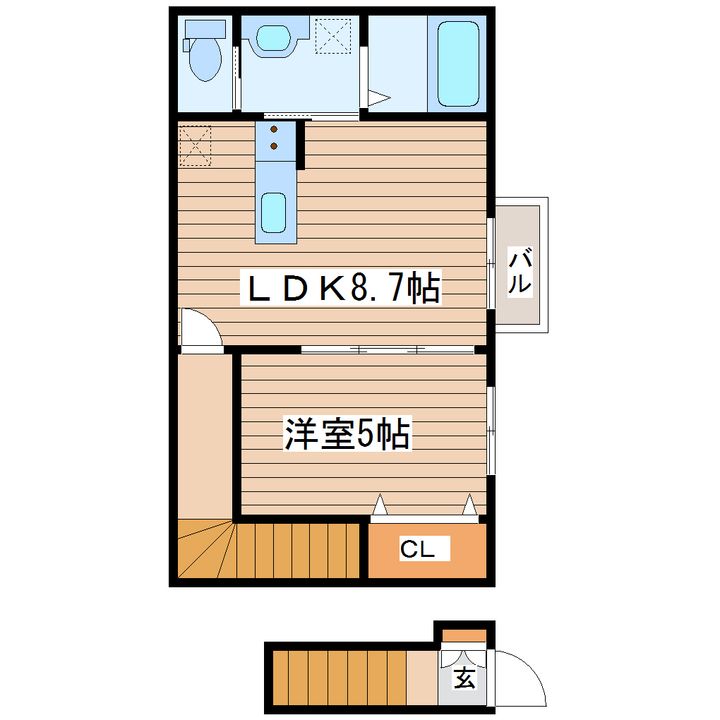 ラクラス通町の間取り