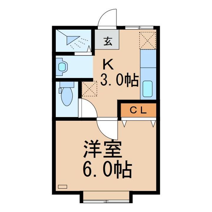 ボンジュールの間取り