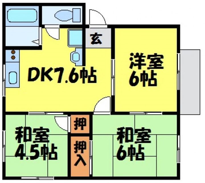 アーバン本庄の間取り