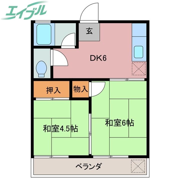 さつき荘の間取り