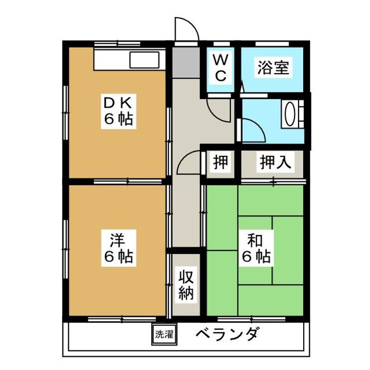 コーポ平光の間取り