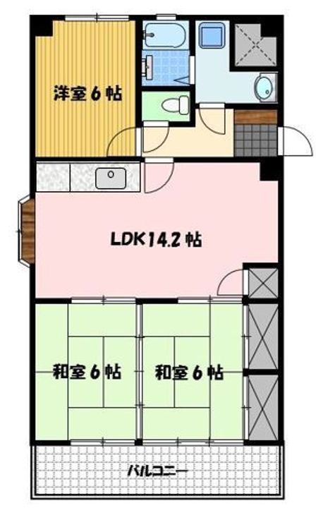 サンロード富士の間取り