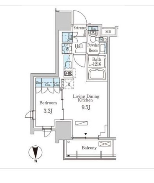 東京都豊島区西池袋3(マンション)の賃貸物件の間取り