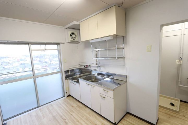 岩手県紫波郡紫波町北日詰字白旗(マンション)の賃貸物件のキッチン