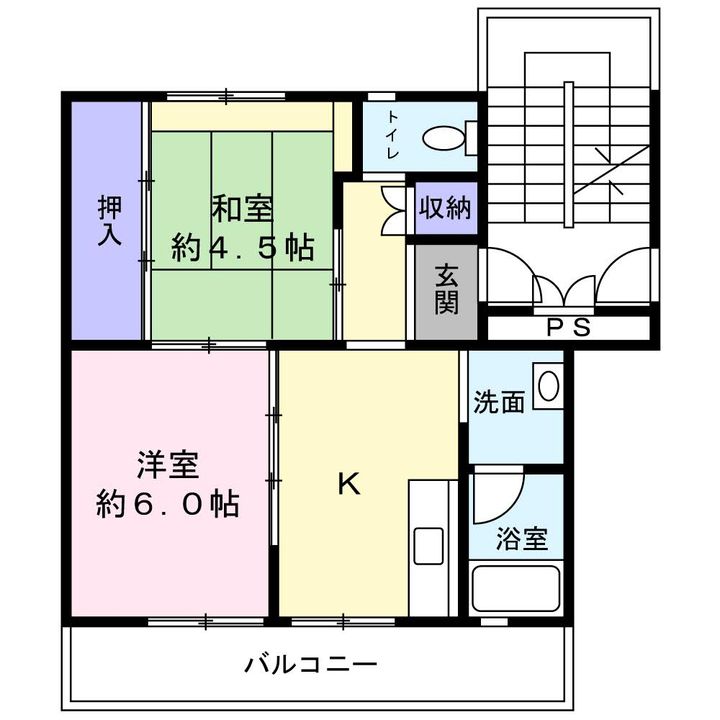 岩手県紫波郡紫波町北日詰字白旗(マンション)の賃貸物件の間取り