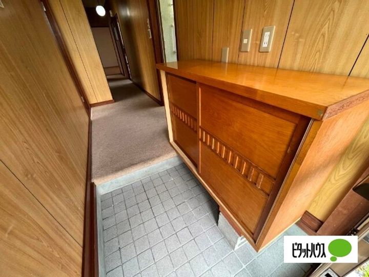 福島県郡山市安積町荒井字鎗ケ池(一戸建)の賃貸物件の玄関