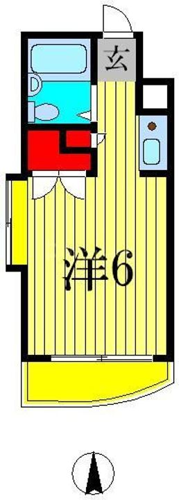 ジュネパレス新松戸第06の間取り