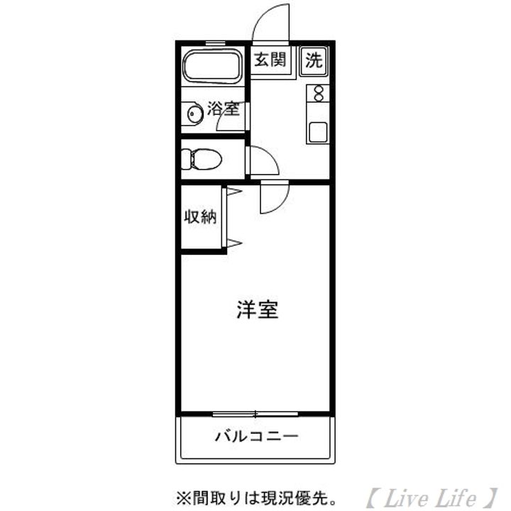 富士マンションの間取り