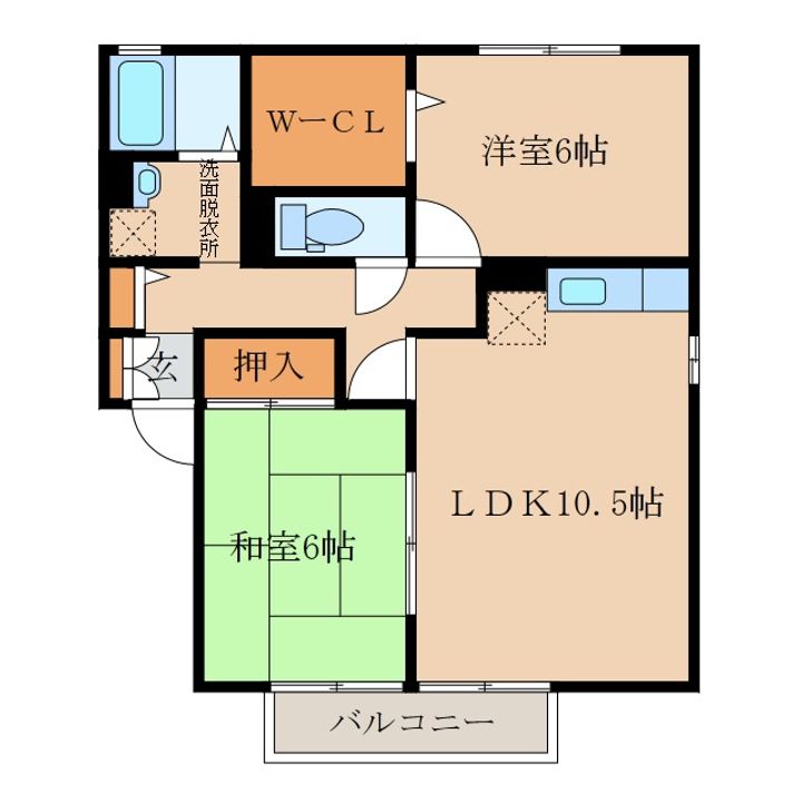 ア・ヴィータA&Sの間取り