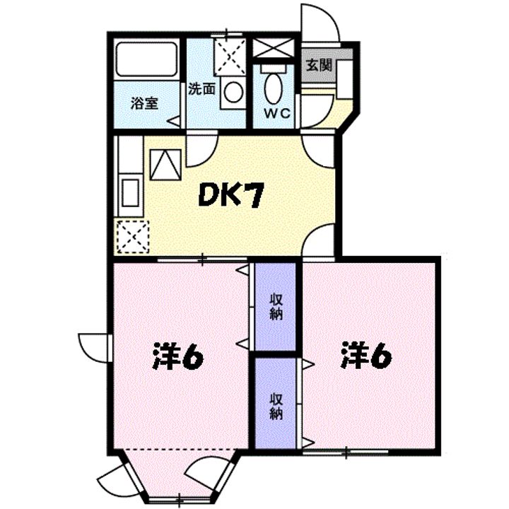 アンジェリークの間取り