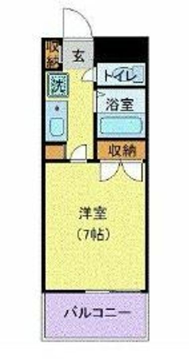 栃木県宇都宮市千波町(マンション)の賃貸物件の間取り