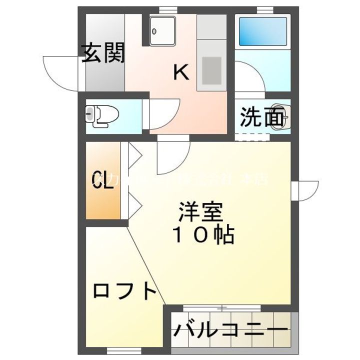 ヤングプラザM Aの間取り