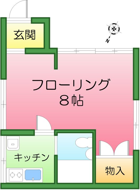 コーポ五十嵐の間取り
