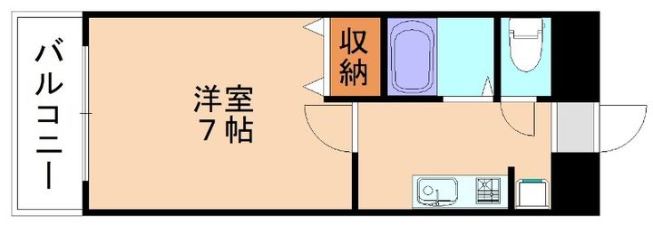 赤間田園ビルの間取り