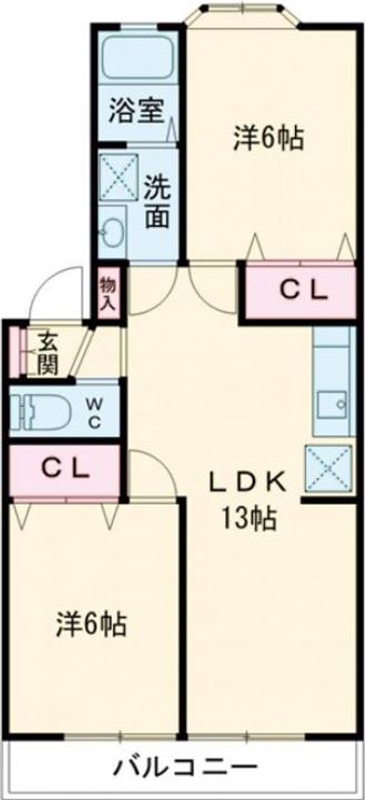 ウイングバレンの間取り