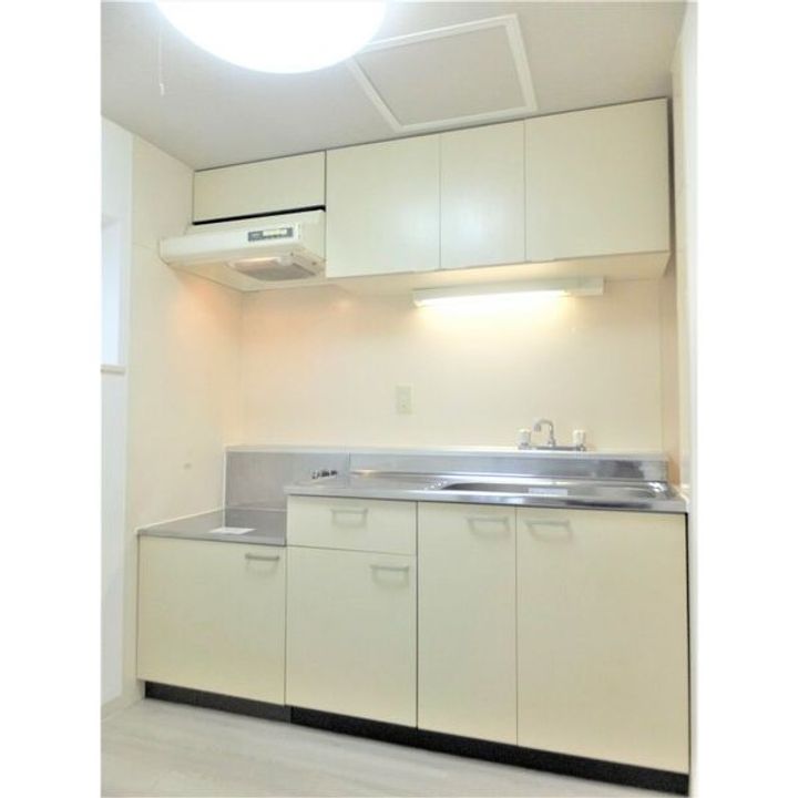 北海道札幌市北区新琴似九条1(マンション)の賃貸物件のキッチン