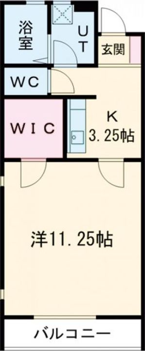 栃木県宇都宮市清原台2(アパート)の賃貸物件の間取り