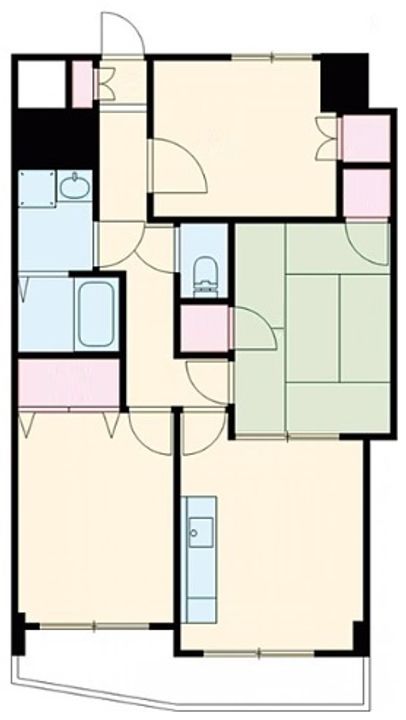 東京都多摩市一ノ宮3(マンション)の賃貸物件の間取り