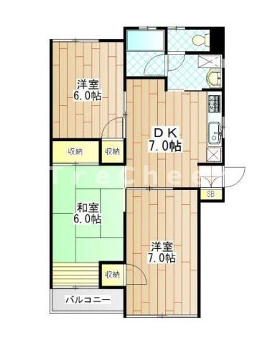 東京都町田市本町田(アパート)の賃貸物件の間取り