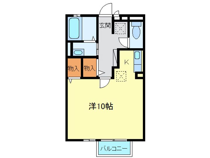 マーメゾンKの間取り